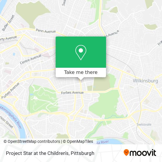 Mapa de Project Star at the Children's