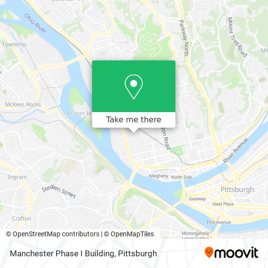 Mapa de Manchester Phase I Building