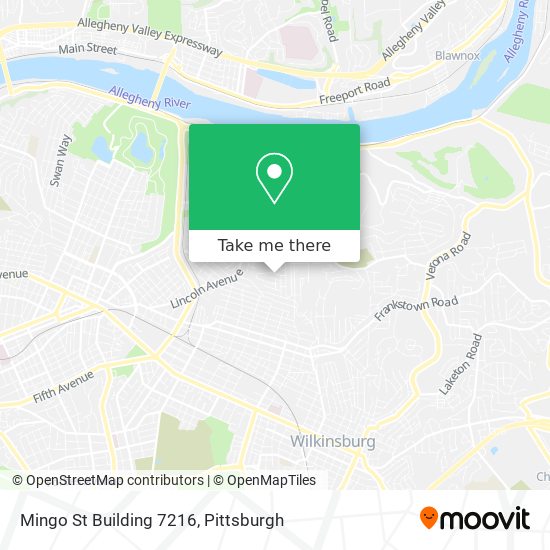 Mapa de Mingo St Building 7216