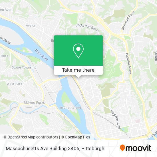 Massachusetts Ave Building 3406 map