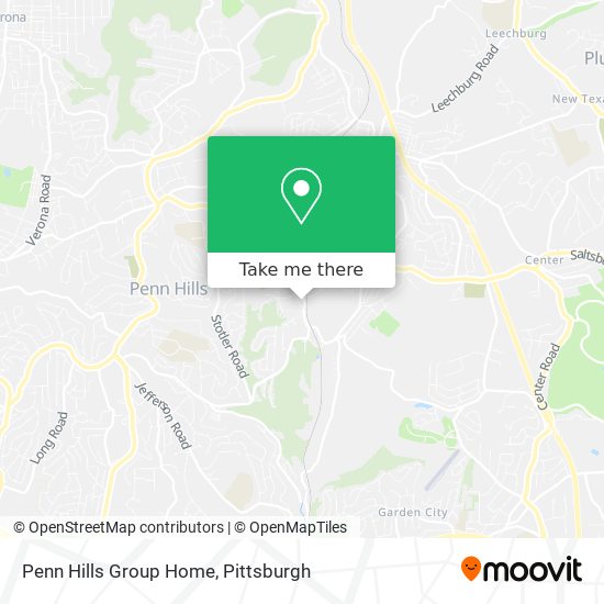 Mapa de Penn Hills Group Home