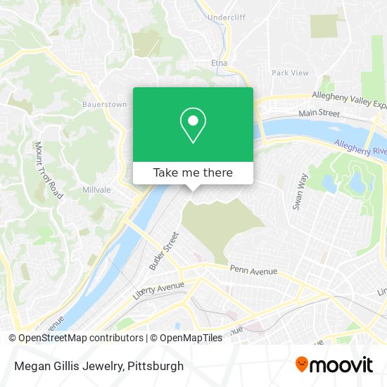 Megan Gillis Jewelry map