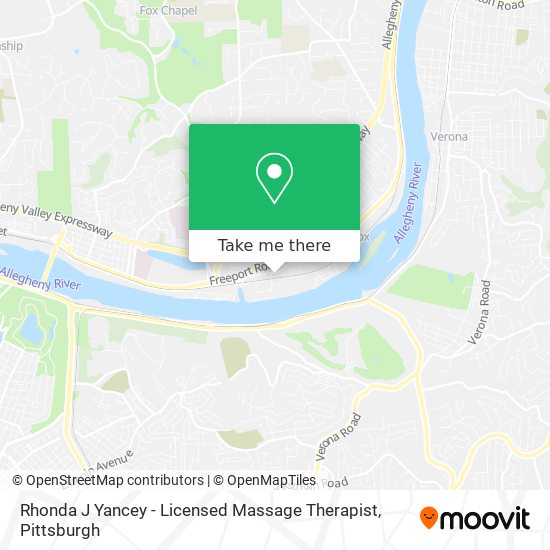 Rhonda J Yancey - Licensed Massage Therapist map