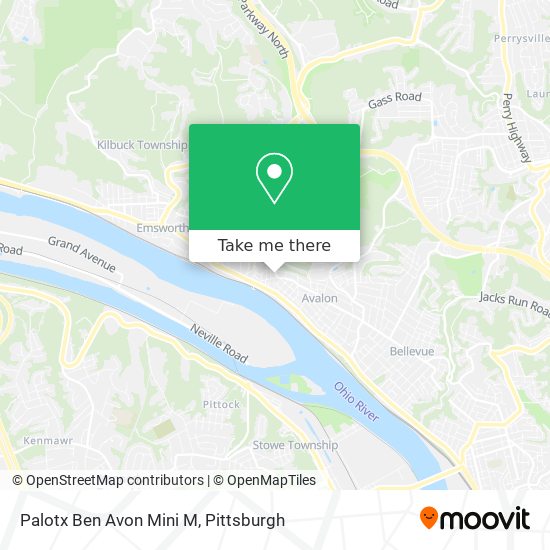 Mapa de Palotx Ben Avon Mini M