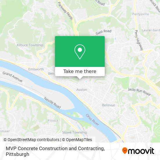 MVP Concrete Construction and Contracting map