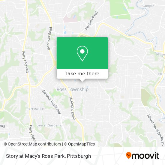 Story at Macy's Ross Park map
