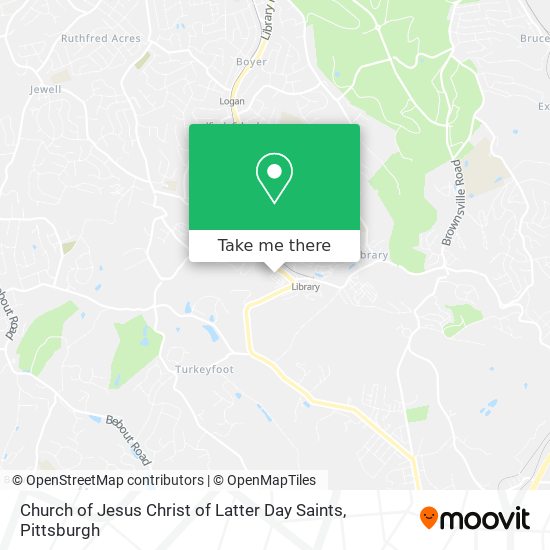 Church of Jesus Christ of Latter Day Saints map