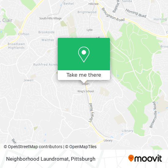 Neighborhood Laundromat map