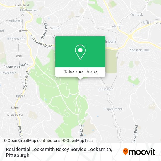 Residential Locksmith Rekey Service Locksmith map