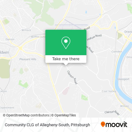 Mapa de Community CLG of Allegheny-South