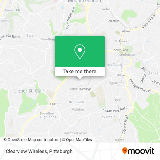 Clearview Wireless map