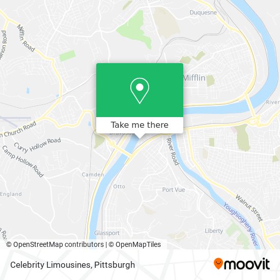 Celebrity Limousines map