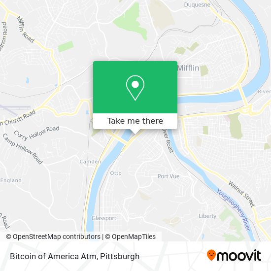 Bitcoin of America Atm map