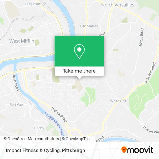 Impact Fitness & Cycling map