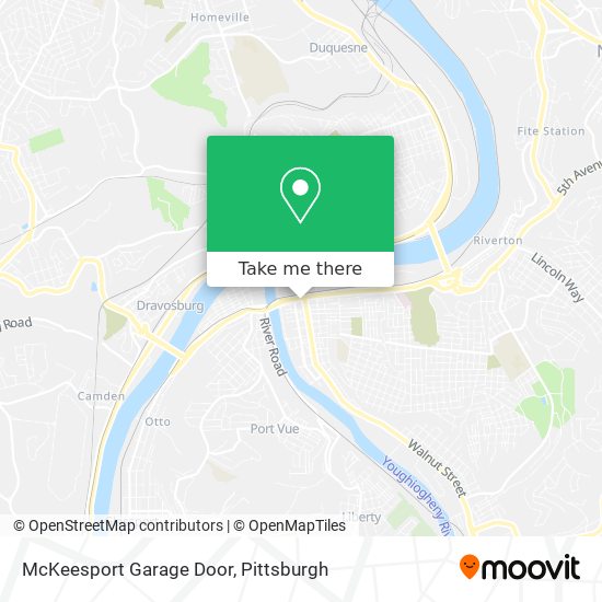 McKeesport Garage Door map