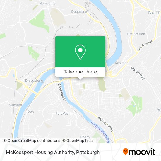 McKeesport Housing Authority map