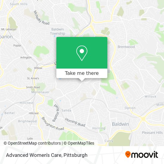 Mapa de Advanced Women's Care