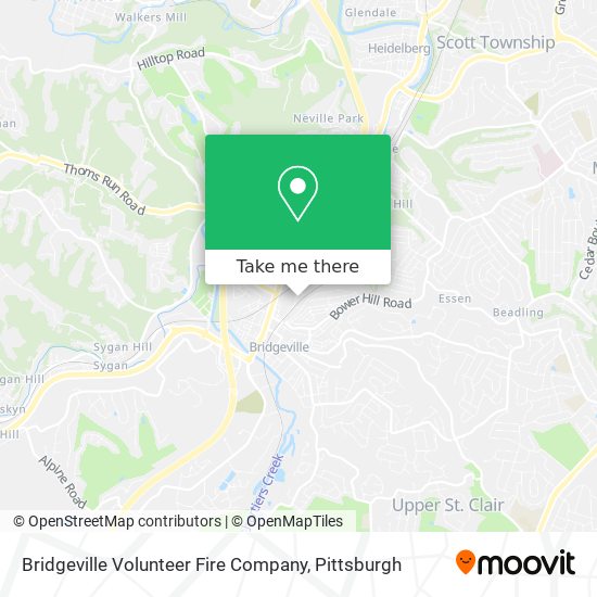 Bridgeville Volunteer Fire Company map