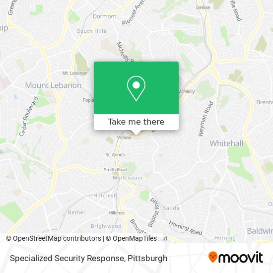 Specialized Security Response map