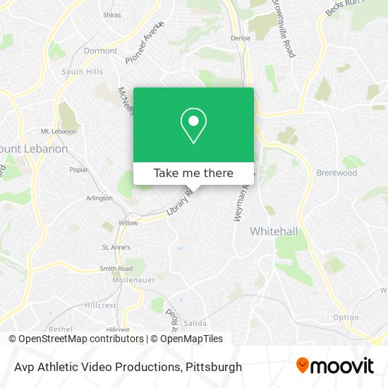 Avp Athletic Video Productions map
