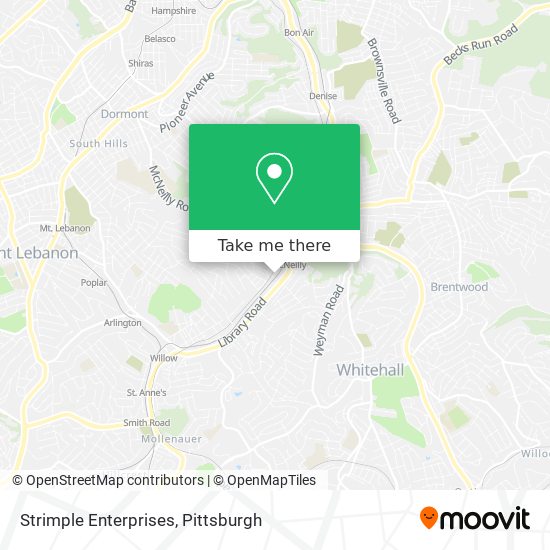 Strimple Enterprises map