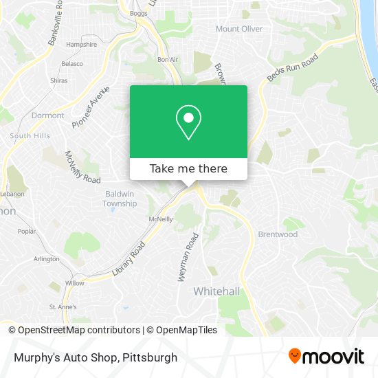 Murphy's Auto Shop map