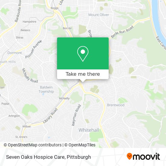 Mapa de Seven Oaks Hospice Care