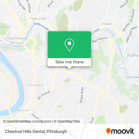 Mapa de Chestnut Hills Dental