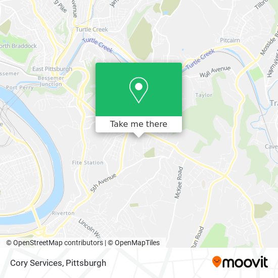 Cory Services map