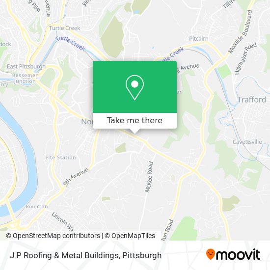 J P Roofing & Metal Buildings map