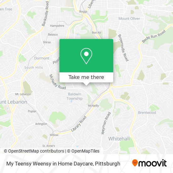 Mapa de My Teensy Weensy in Home Daycare