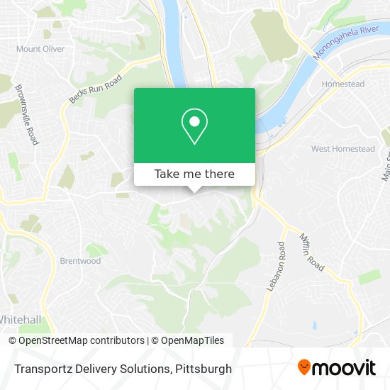 Mapa de Transportz Delivery Solutions