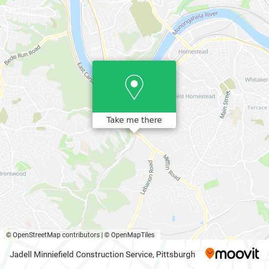 Mapa de Jadell Minniefield Construction Service