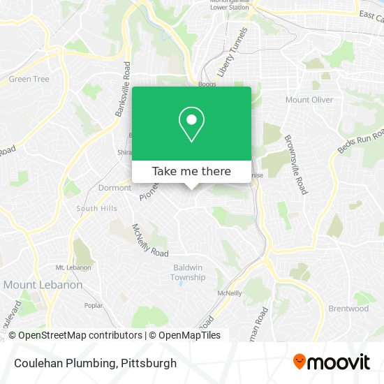 Mapa de Coulehan Plumbing