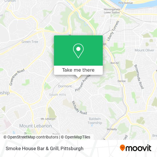 Mapa de Smoke House Bar & Grill