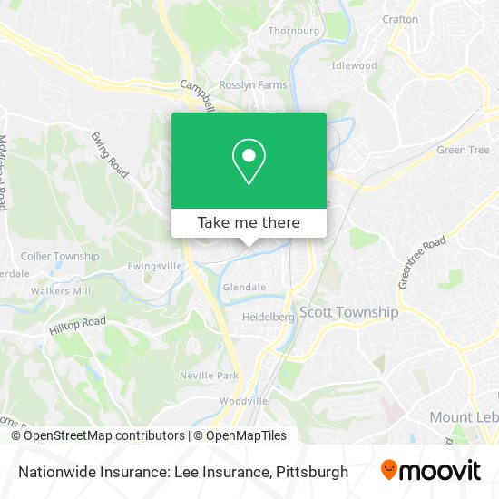 Mapa de Nationwide Insurance: Lee Insurance
