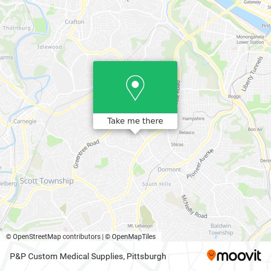 P&P Custom Medical Supplies map