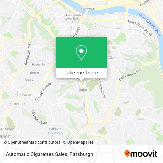 Automatic Cigarettes Sales map