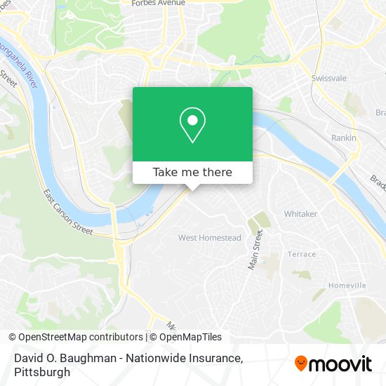 David O. Baughman - Nationwide Insurance map