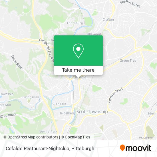 Cefalo's Restaurant-Nightclub map