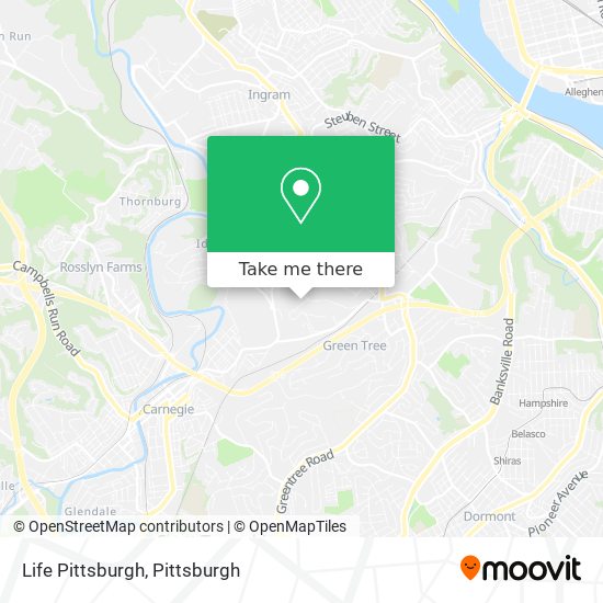 Mapa de Life Pittsburgh