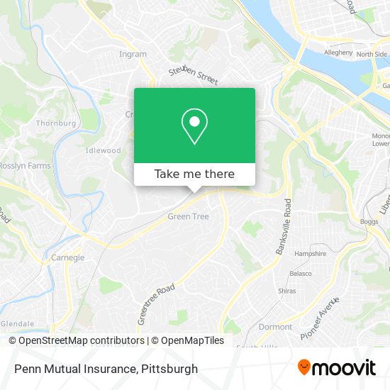 Mapa de Penn Mutual Insurance