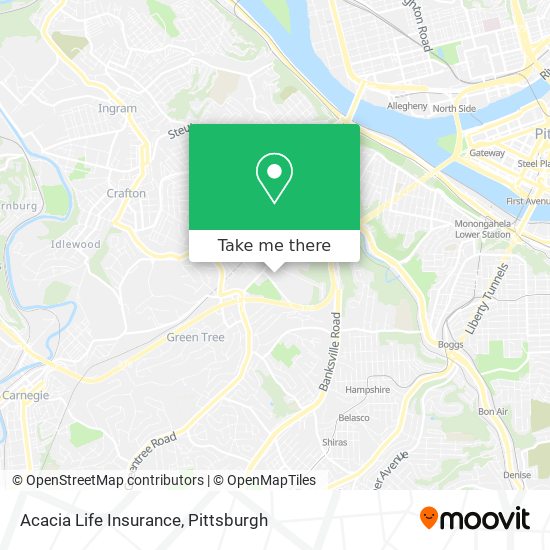 Acacia Life Insurance map