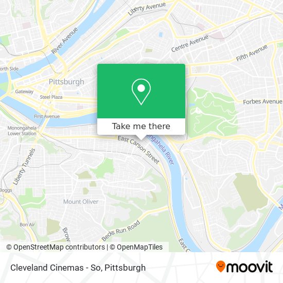 Mapa de Cleveland Cinemas - So