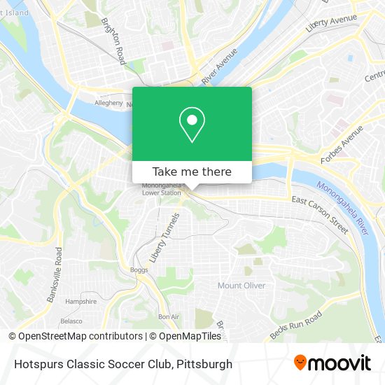 Hotspurs Classic Soccer Club map