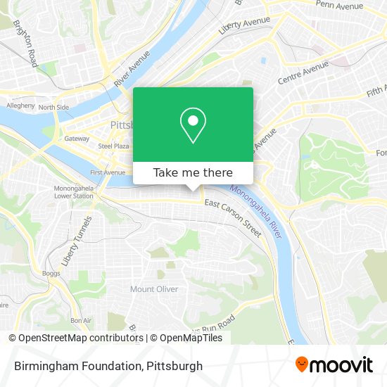 Birmingham Foundation map