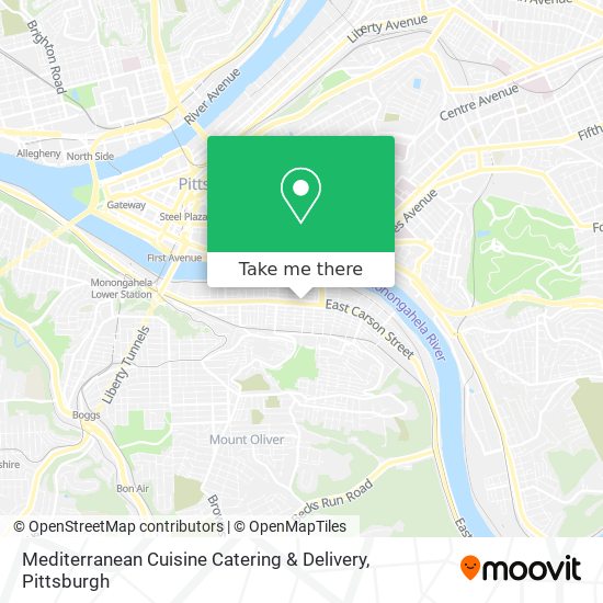 Mediterranean Cuisine Catering & Delivery map
