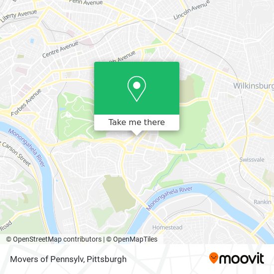 Mapa de Movers of Pennsylv