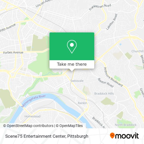 Mapa de Scene75 Entertainment Center