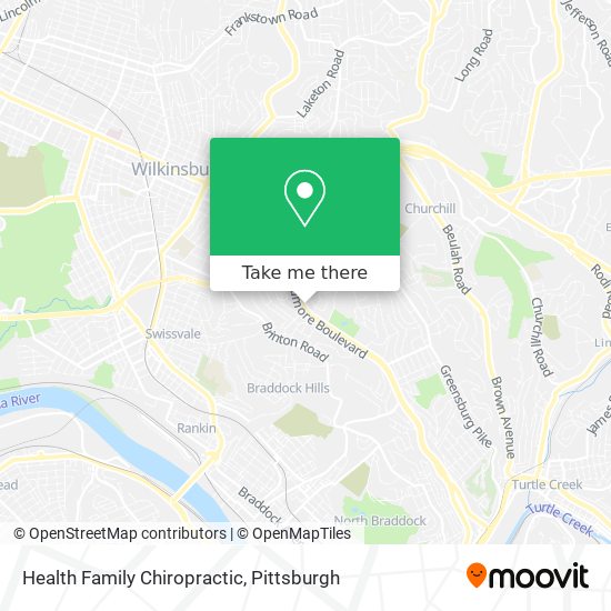 Health Family Chiropractic map